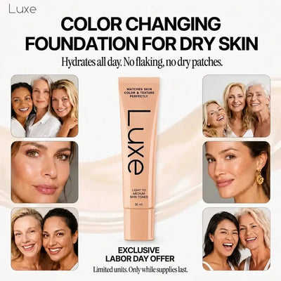 Luxe™ - Color Changing Foundation For Dry Skin Luxe Research US